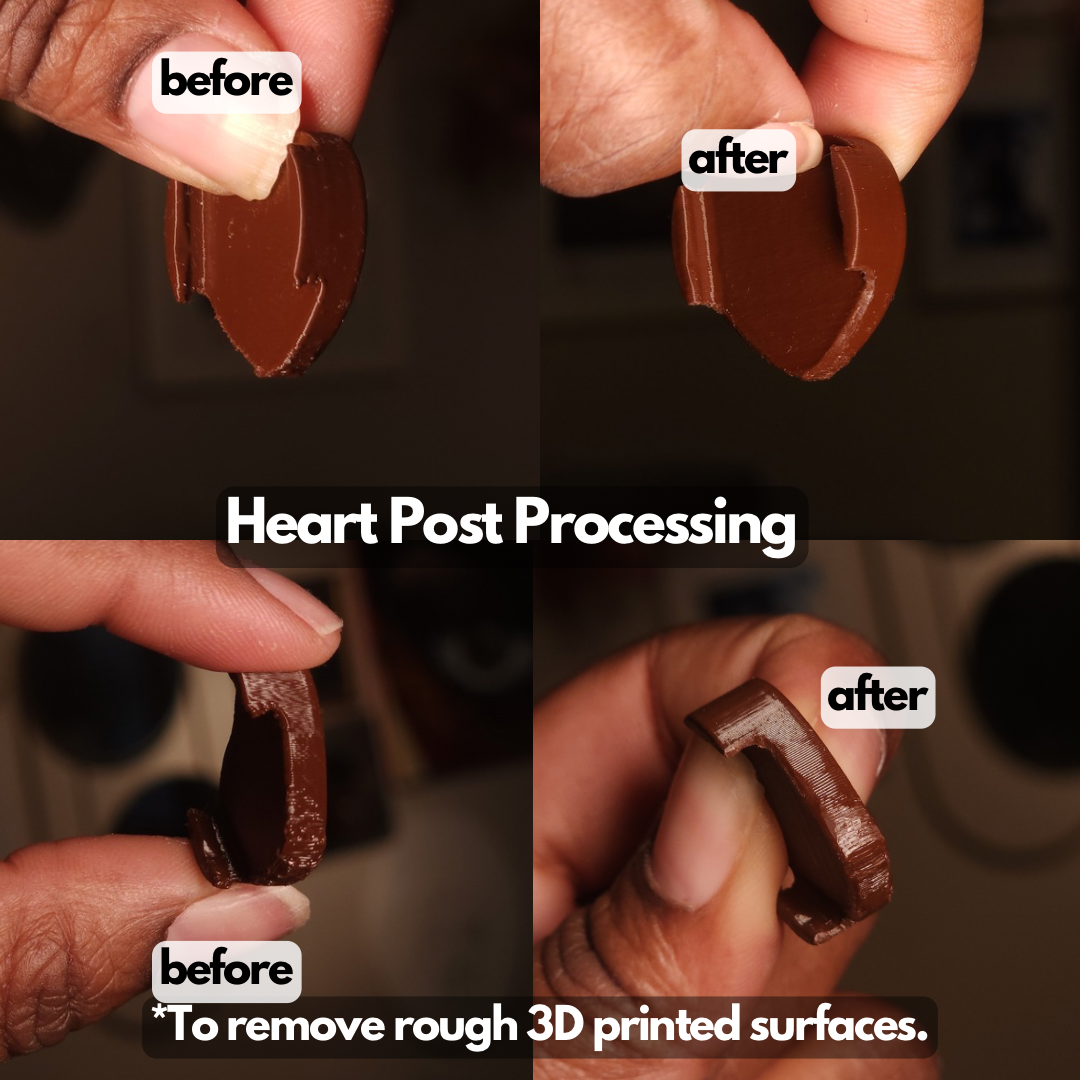 Heart Bag Barrettes