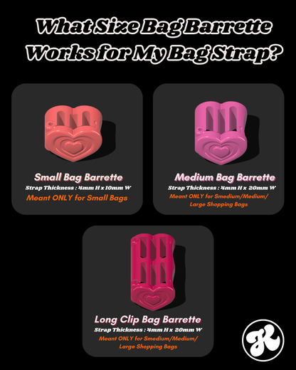 Rounded - Bag Barrettes